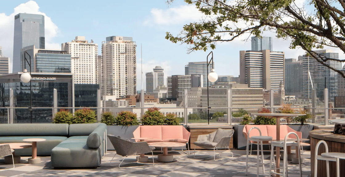 Thompson Rooftop bar clip